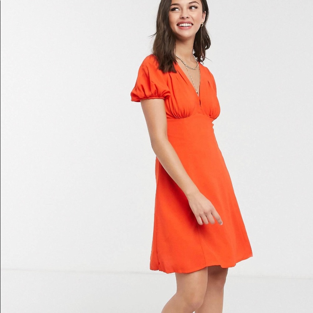 Red Mini Tea Dress S